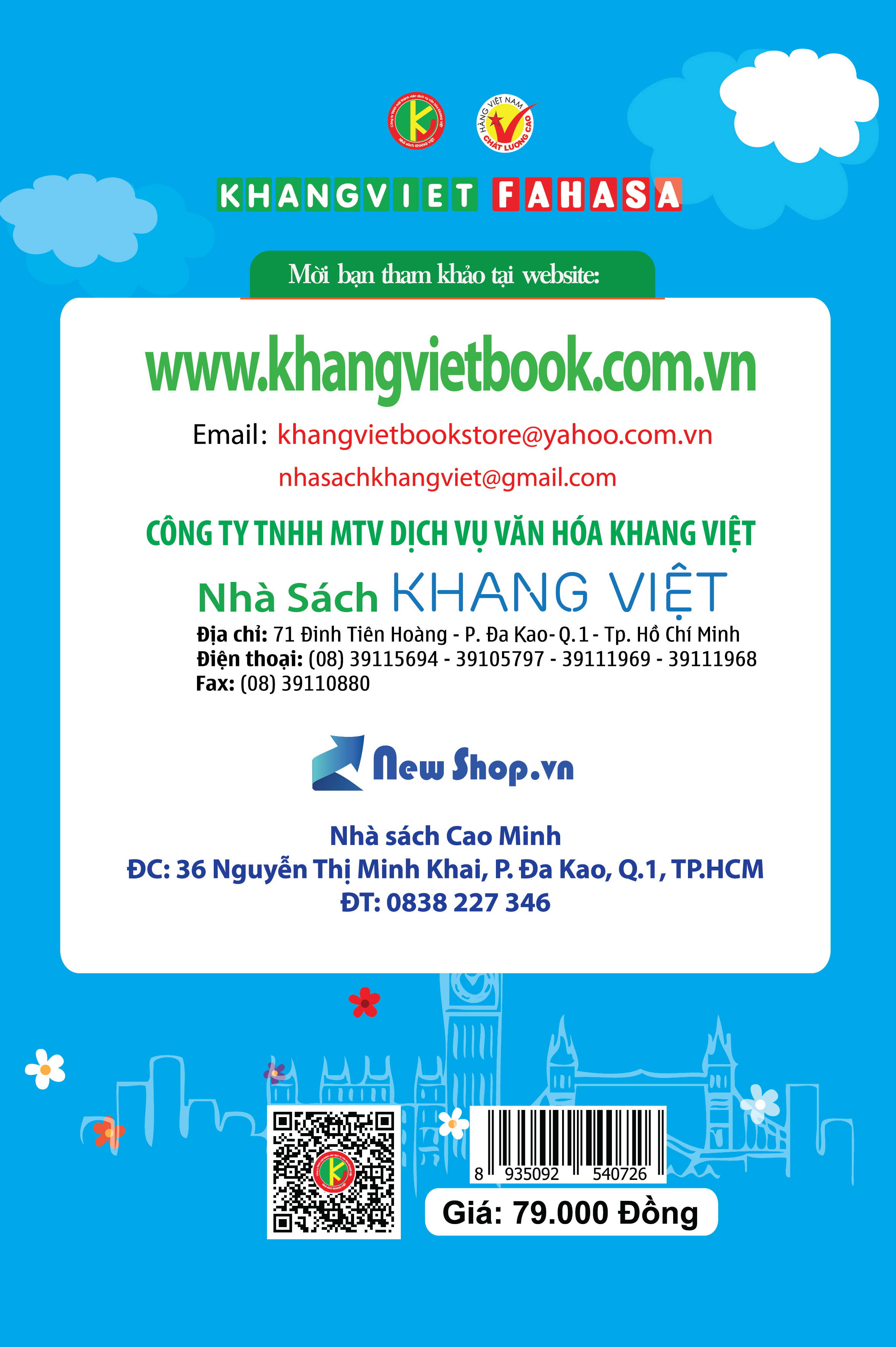 Bìa sau Bài Tập Tiếng Anh 5